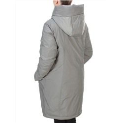21-975 GREY Пальто зимнее женское AIKESDFRS (200 гр. холлофайбера)