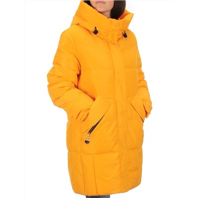 M-22123 YELLOW Пальто зимнее женское MEAJIATEER (био-пух)