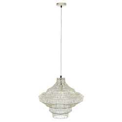 Светильник подвесной Vinger, Ø45х50 см, бежевый