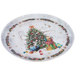 ПОДНОС СЕРВИРОВОЧНЫЙ AGNESS "НОВЫЙ ГОД" 33*2,1 СМ