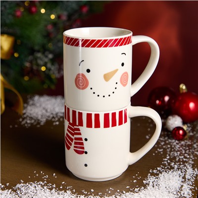 НАБОР КРУЖЕК LEFARD "SNOWMAN" 2 ШТ. 285МЛ