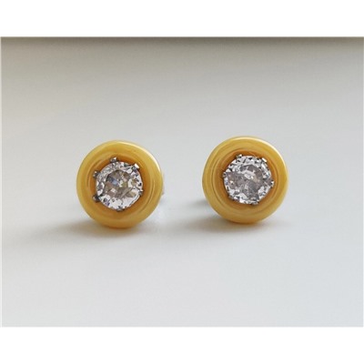 Серьги с керамикой