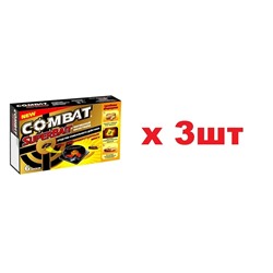 Combat SuperBait Ловушки от тараканов 6шт 3шт
