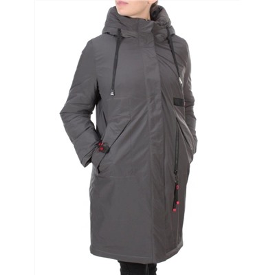 21-967 DARK GRAY Пальто зимнее женское AIKESDFRS (200 гр. холлофайбера)