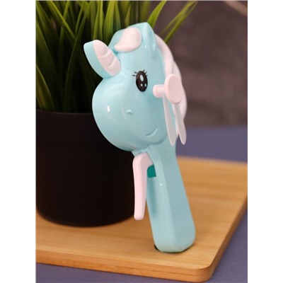 Портативный механический ручной вентилятор «Unicorn», mix, шоу-бокс 24 шт.