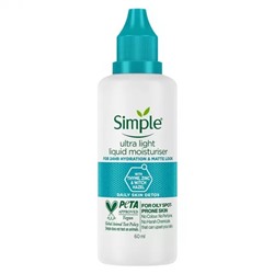 Ультралегкое увлажняющее средство (60 мл), Ultra Light Liquid Moisturiser, произв. Simple