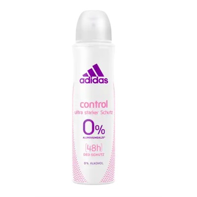 adidas Deospray Адидас Дезодорант Спрей Control Cool & Care  0% без солей алюминия, 150 мл, 5 штук