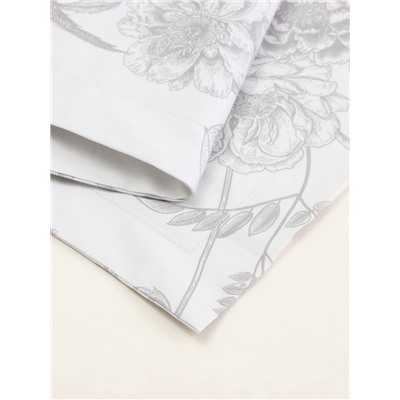 Набор наволочек SL Home Flowers 70*70+3 см - 2 шт, сатин, 140 гр/м2, 100% хлопок