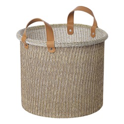 Корзина для хранения Sustainable collection, Ø32х28 см, бежевая