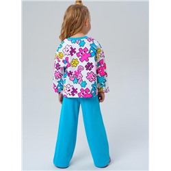 Комплект для девочки: толстовка, брюки