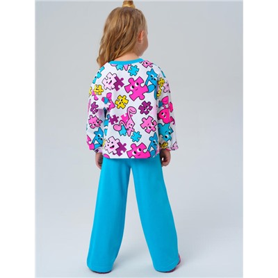Комплект для девочки: толстовка, брюки