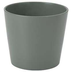 SOJABÖNA, Übertopf, gra/grün,, 15 cm