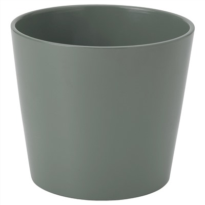 SOJABÖNA, Übertopf, gra/grün,, 15 cm
