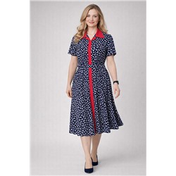 Женское платье 39065 / темно-синий