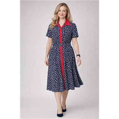 Женское платье 39065 / темно-синий