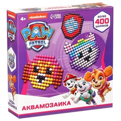 Аквамозаика «Щенячий Патруль: Скай и Эверест», 3 фигурки, 300 шариков