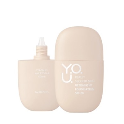 RELOUIS Y.O.U. Крем тональный Really Second skin ультралегкий №40 Warm  Beige