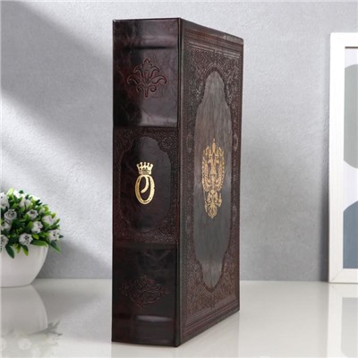 Шкатулка книга-сейф «Двуглавый орёл», искусственная кожа с тиснением, 30×21×7 см