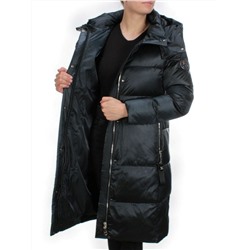 9110 DARK GREEN Пальто зимнее женское FLOWERROVE (200 гр. холлофайбера)