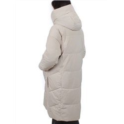 8819 BEIGE Пальто зимнее женское (холлофайбер 200 гр.)
