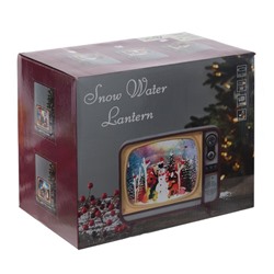 GAEM Изделие декоративное "Телевизор" (подсвет,вьюга,музыка, LR14х3 н/п +USB 100 см), L2, L21 W12 H17 см