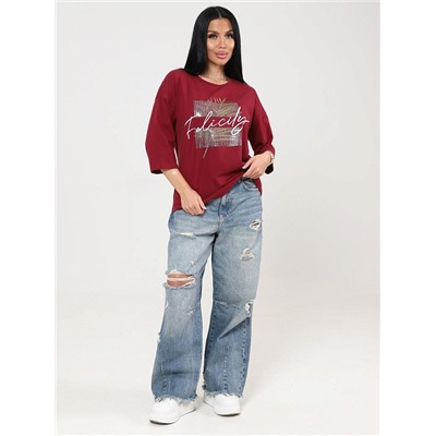 Футболка Хоста бордовый ИвК