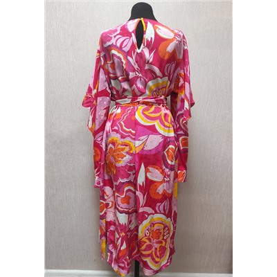 Платье Bazalini 813 розовый цветы