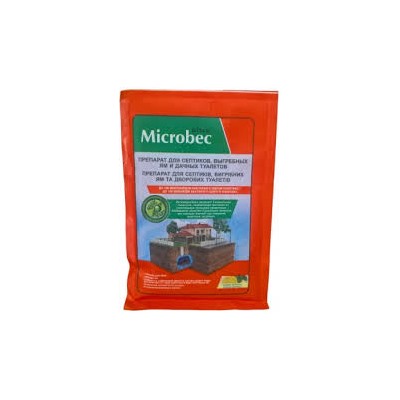 Препарат для септиков, выгребных ям и дачных туалетов Microbec Ultra, 25 г