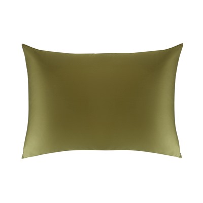 Набор наволочек из премиального сатина оливкового цвета из коллекции Essential, 50х70 см