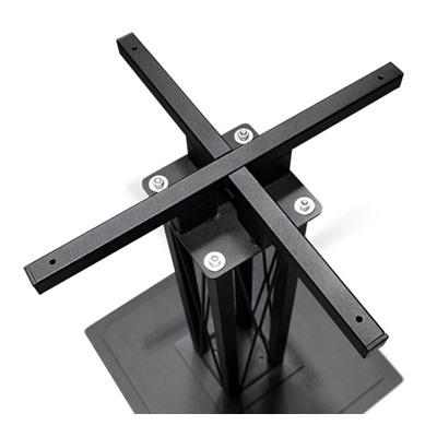 Стол SHT-TU5-BS1/TT55 80/80 МДФ/АБС-пластик
                        чёрный муар / чёрный