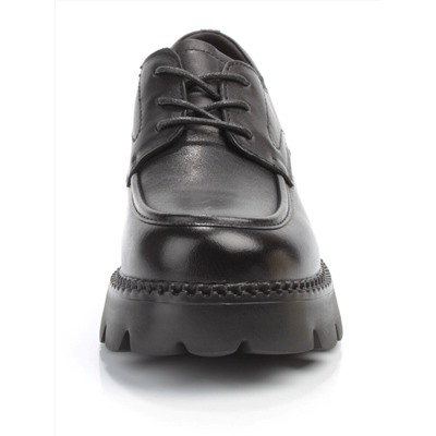 03-5935 BLACK Полуботинки женские (натуральная кожа)