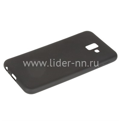 Задняя панель для Samsung Galaxy J6 Plus SM-J610 Силикон матовый (черная)