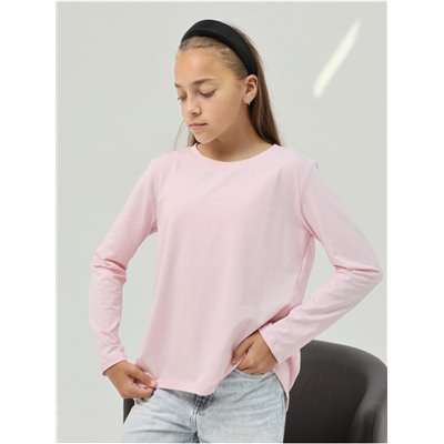 Лонгслив детский "Школьный" Розовый