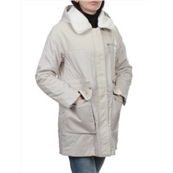 M24-096 LT. BEIGE Куртка демисезонная женская (100 гр. холлофайбер)