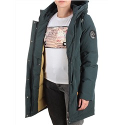M2008 DK. GREEN Пальто зимнее женское MARIA