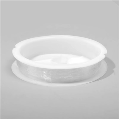 Нить силиконовая (резинка) d=0.4 мм, L=20 м, прозрачная