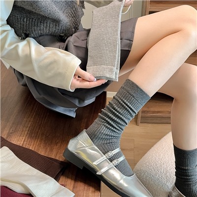 Autumn Japanese socks, mid-length, wholesale