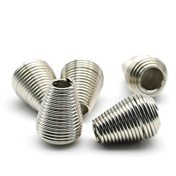 Концевик "Пружинка", цв.стальной, 14*12мм (упаковка 10шт)