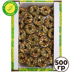 Козинак из Тыквенных семечек с мёдом "Каравайка", 500гр
