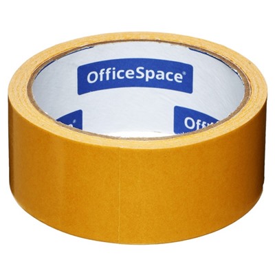 Клейкая лента двусторонняя 38 мм × 10 м OfficeSpace, полипропилен