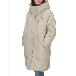 C223 LT. BEIGE Куртка зимняя женская (200 гр. холлофайбера)