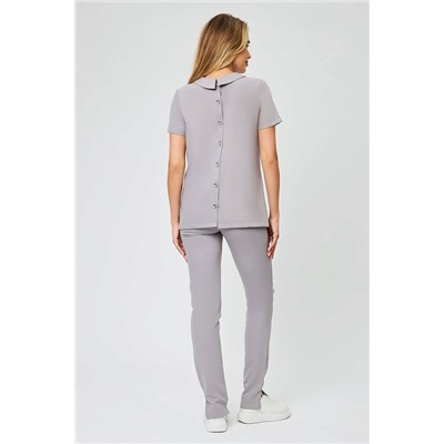 Блуза медицинская женская 3-98-21-1 / Kiara 34 Grey pearl