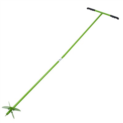 Бур лопастной со сменными ножами, 2110 мм, удлинитель, диаметр 150 мм, 200 мм, Сибртех