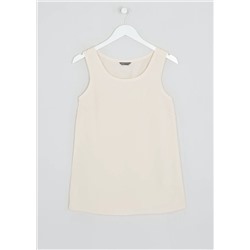 Stone Sleeveless Satin Front Top