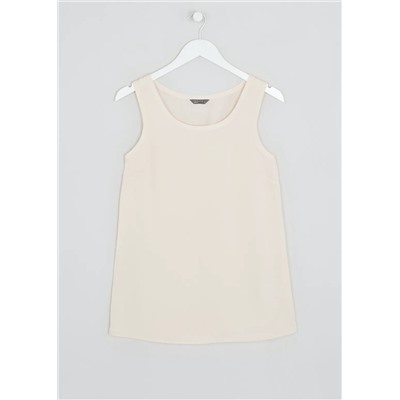 Stone Sleeveless Satin Front Top