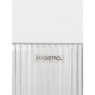 Стакан Magistro «Грани», 400 мл, 8×13 см, стекло, прозрачный