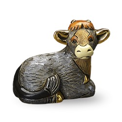 De Rosa Rinconada Керамическая cтатуэтка Бычок рождественский