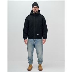 Куртка из вельвета мужская демисезонная черного цвета 25336Ch