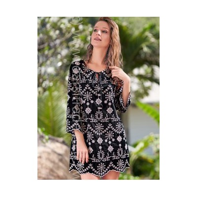 №1335 Платье домашнее "Нуар" Mia-Amore Дроп