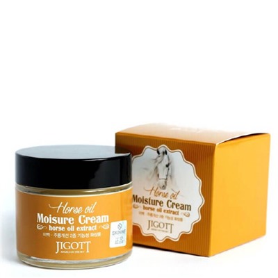 Увлажняющий крем с лошадиным маслом Horse Oil Moisture Cream, JIGOTT   70 мл